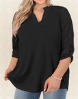 Jolanda -  Comfortabele losvallende Blouse