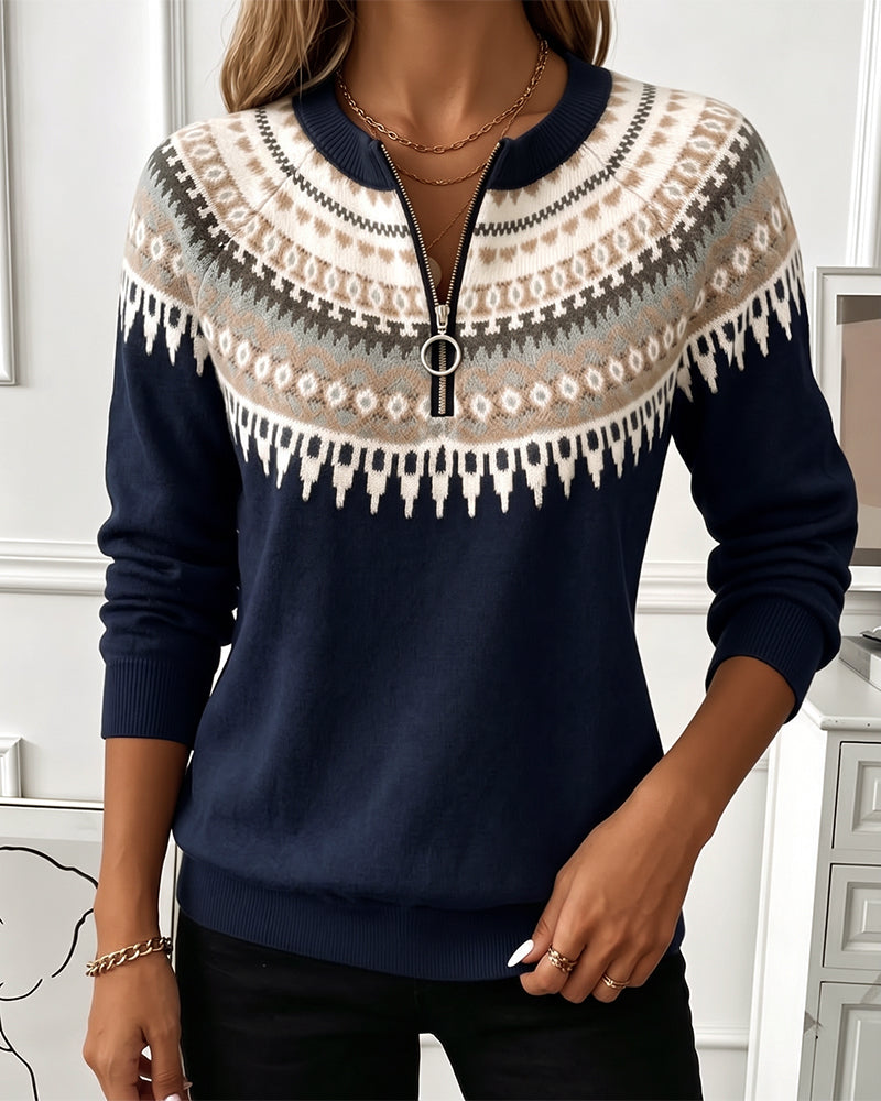 Annemieke | Sweatshirt met rits