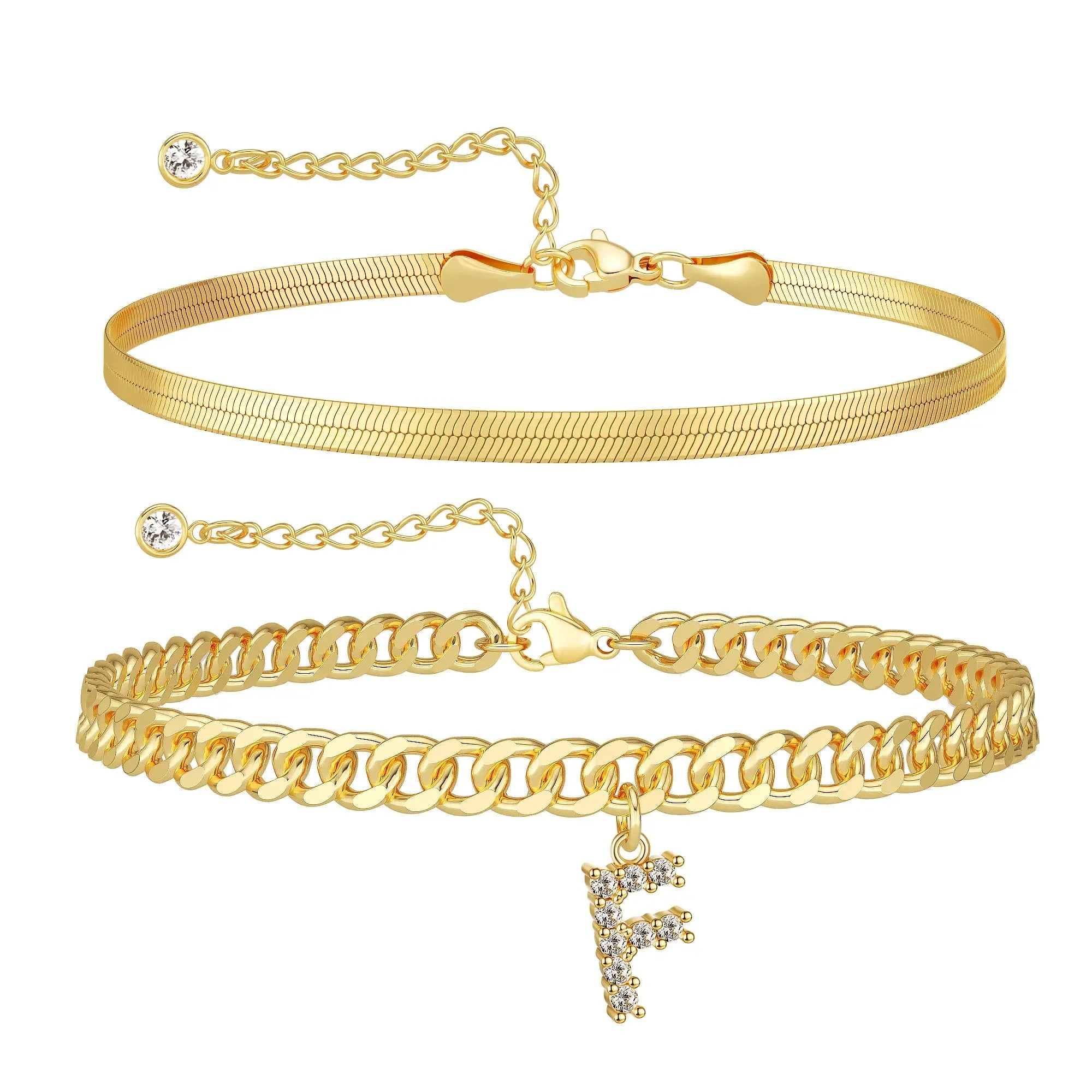 Ariane - Enkelketting met letter - een ideaal cadeau!