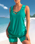 Márcia - Tankini met geometrische print