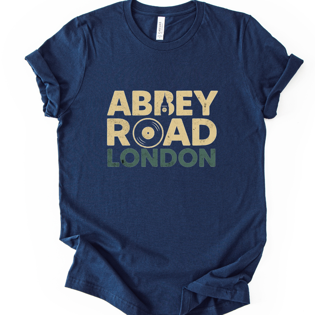 Abbey Road Londen - Bella Canvas Super Zachte Standaard Pasvorm T-Shirt