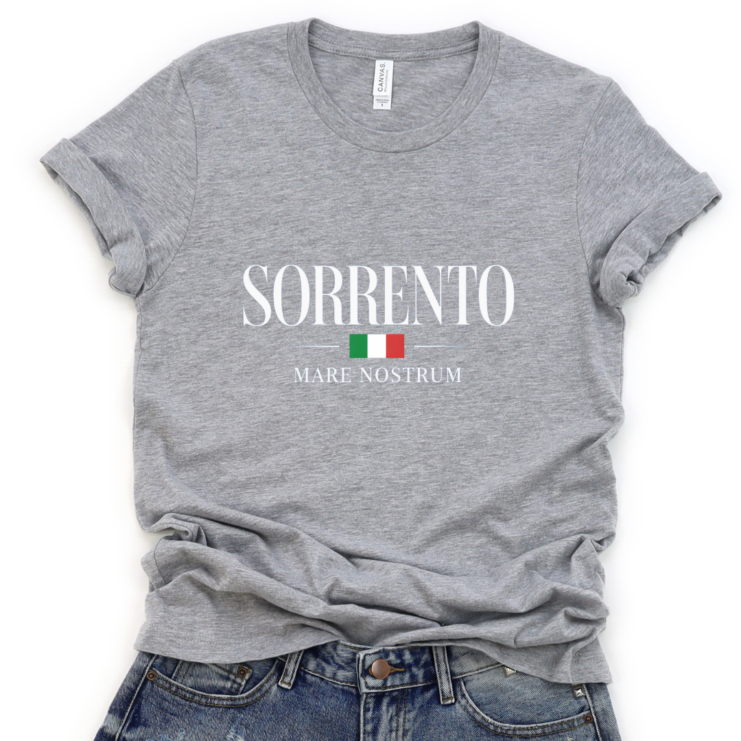 Sorrento - Bella Canvas Super Zachte Standaard Pasvorm T-Shirt
