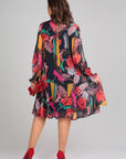 Florida – Elegante bloemenjurk