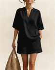 Melanie - Comfortabele set met blouse en shorts voor de zomer