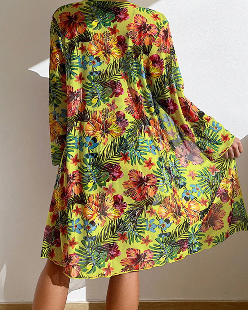 Myrthe | Bikiniset met bloemenprint