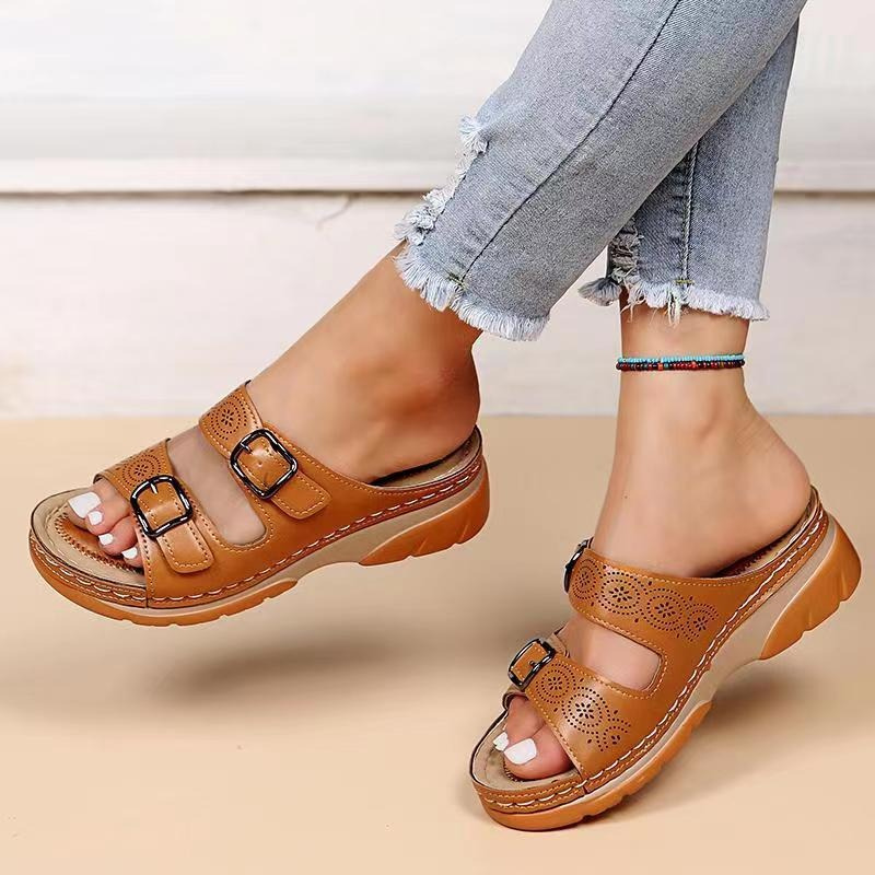 Julia | Orthopedische sandalen voor hielspoor, brede voeten &amp; artrose