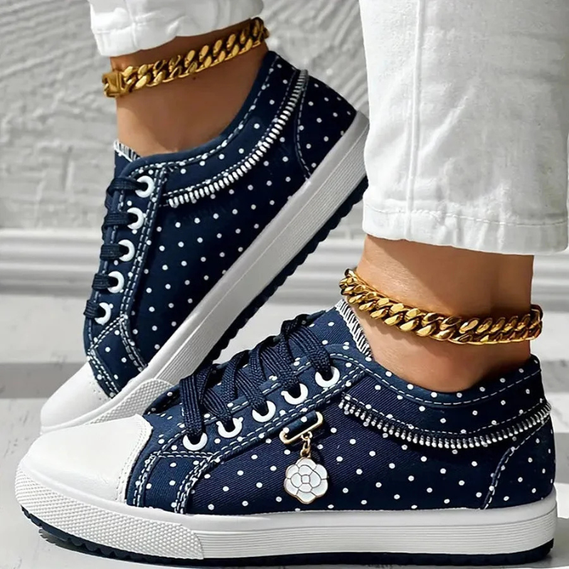 Mireille | Elegante Bloemen Sneakers