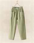 Margriet - Katoen En Linnen Effen Kleur Casual Broek