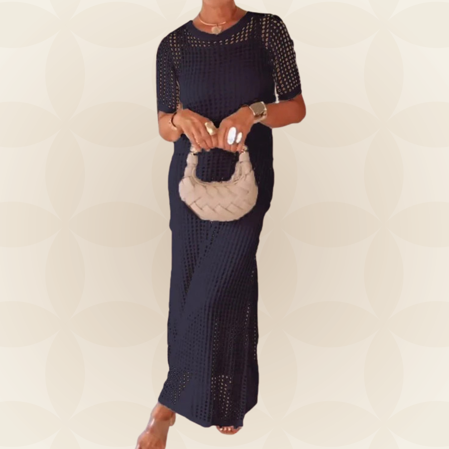 Tanja -  Lange Maxi Jurk + Gratis Binnenjurk