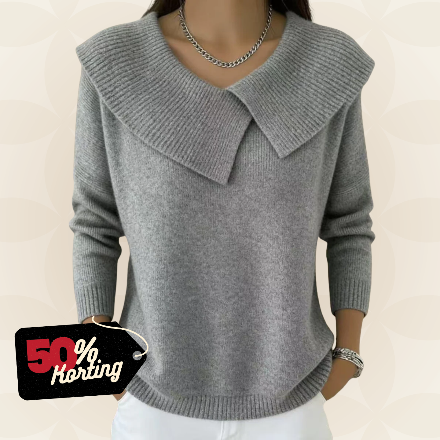 Lucy - Warme Trui met Zachte Kraag