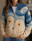 Yolanda™ | Paardenbloemweide Gequilt Zip Vest