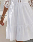 Lisette | Off-Shoulder Kanten Jurkje
