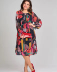 Florida – Elegante bloemenjurk