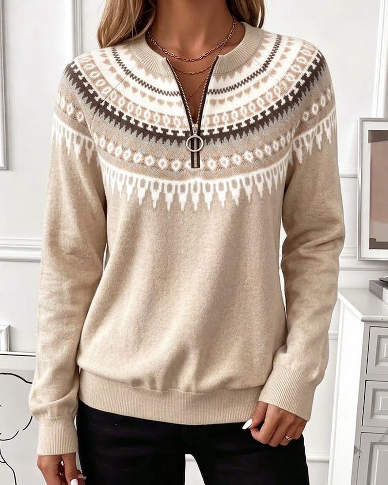 Annemieke | Sweatshirt met rits
