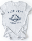 Nantucket Zeilclub - Bella Canvas Super Zachte Standaard Pasvorm T-Shirt