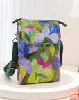 Elvira - Vintage Schoudertas met rits en magnetische sluiting