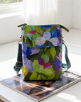 Elvira - Vintage Schoudertas met rits en magnetische sluiting