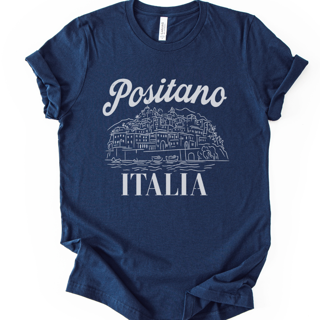 Positano - Bella Canvas Super Zachte Standaard Fit T-shirt