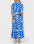JULIANA | MIDI-JURK MET KETTINGPATROON