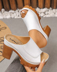Hilde | Orthopedische sandalen met hoge hak en open tenen