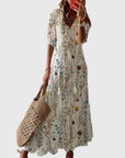 Amalia | Vintage Boho Maxi Zomerjurk