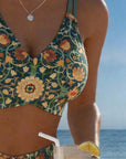Vintage Bloemenprint Bikini Sexy