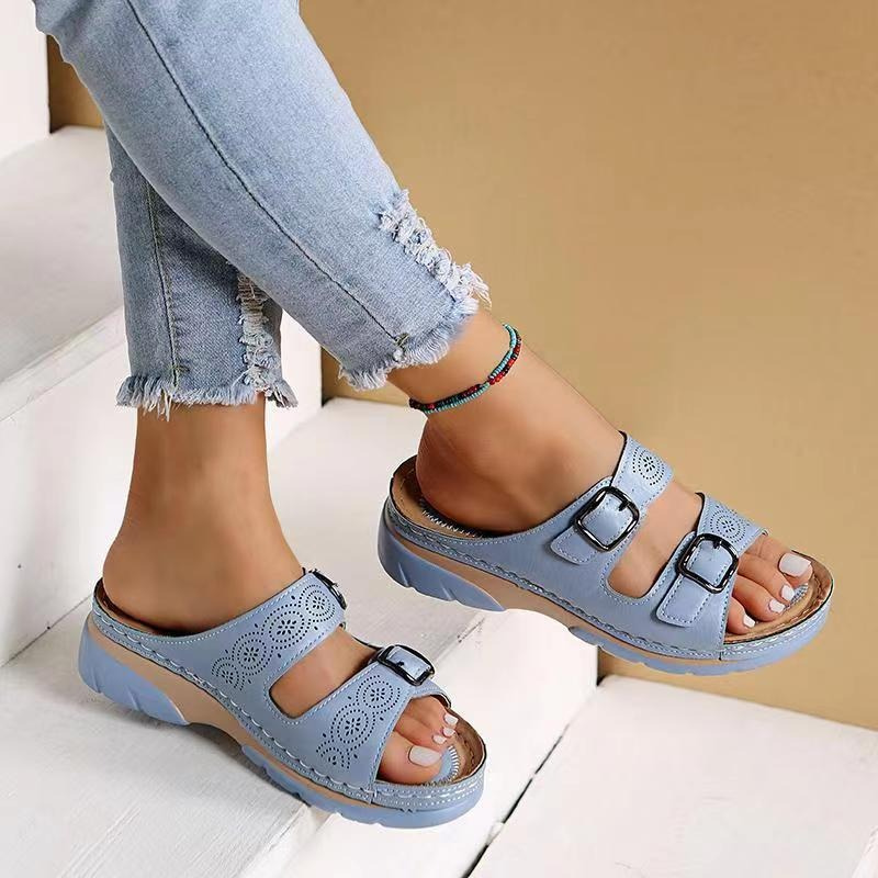 Julia | Orthopedische sandalen voor hielspoor, brede voeten &amp; artrose