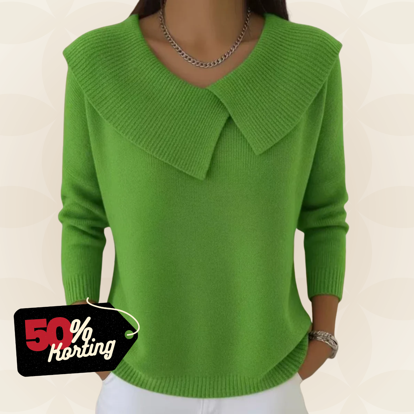 Lucy - Warme Trui met Zachte Kraag