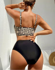 Helena - Elegante tweedelige bikini met patroon