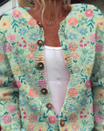 Foxfield™ | Dames Vintage Bloemen Cardigan