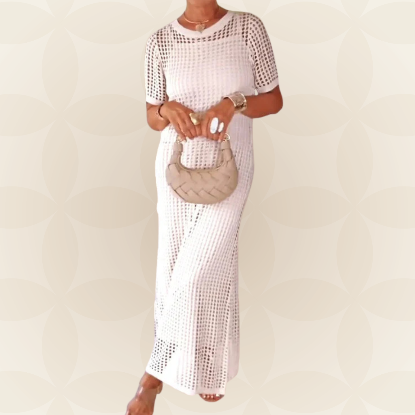 Tanja -  Lange Maxi Jurk + Gratis Binnenjurk