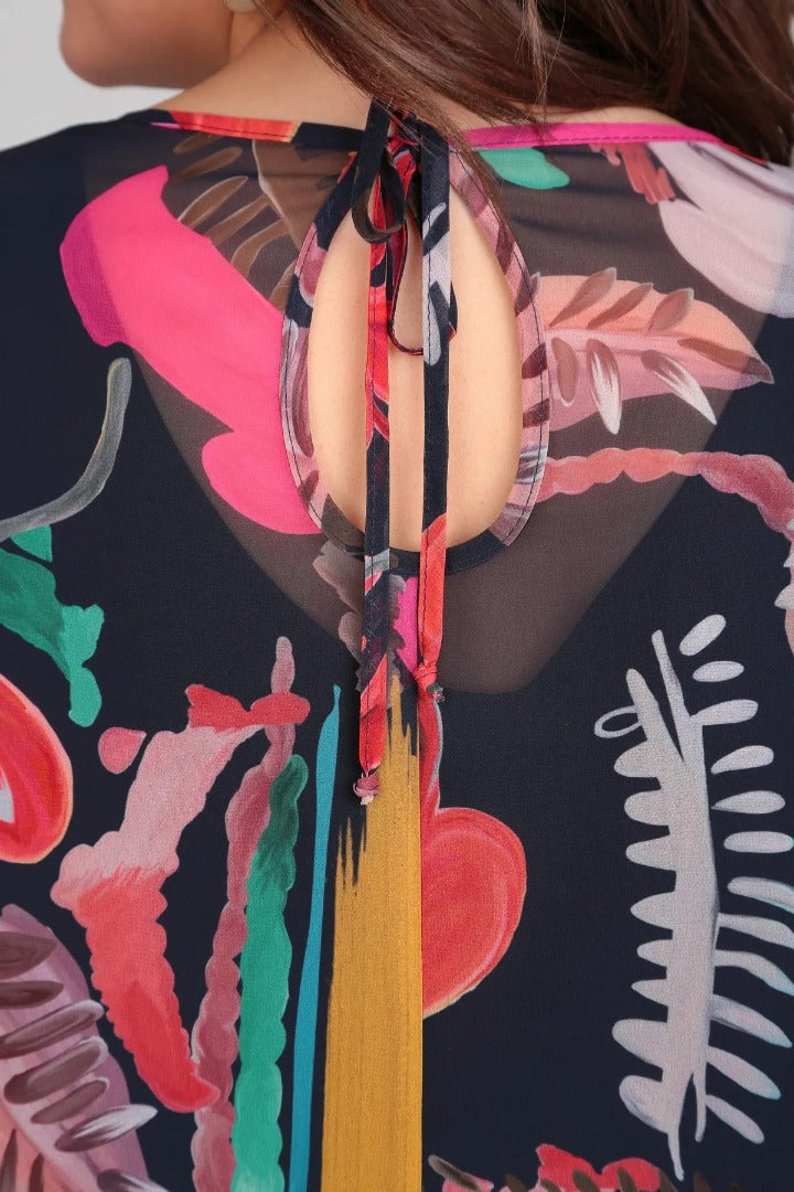 Florida – Elegante bloemenjurk