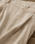 Olga | Linnenmix short met comfortabele pasvorm
