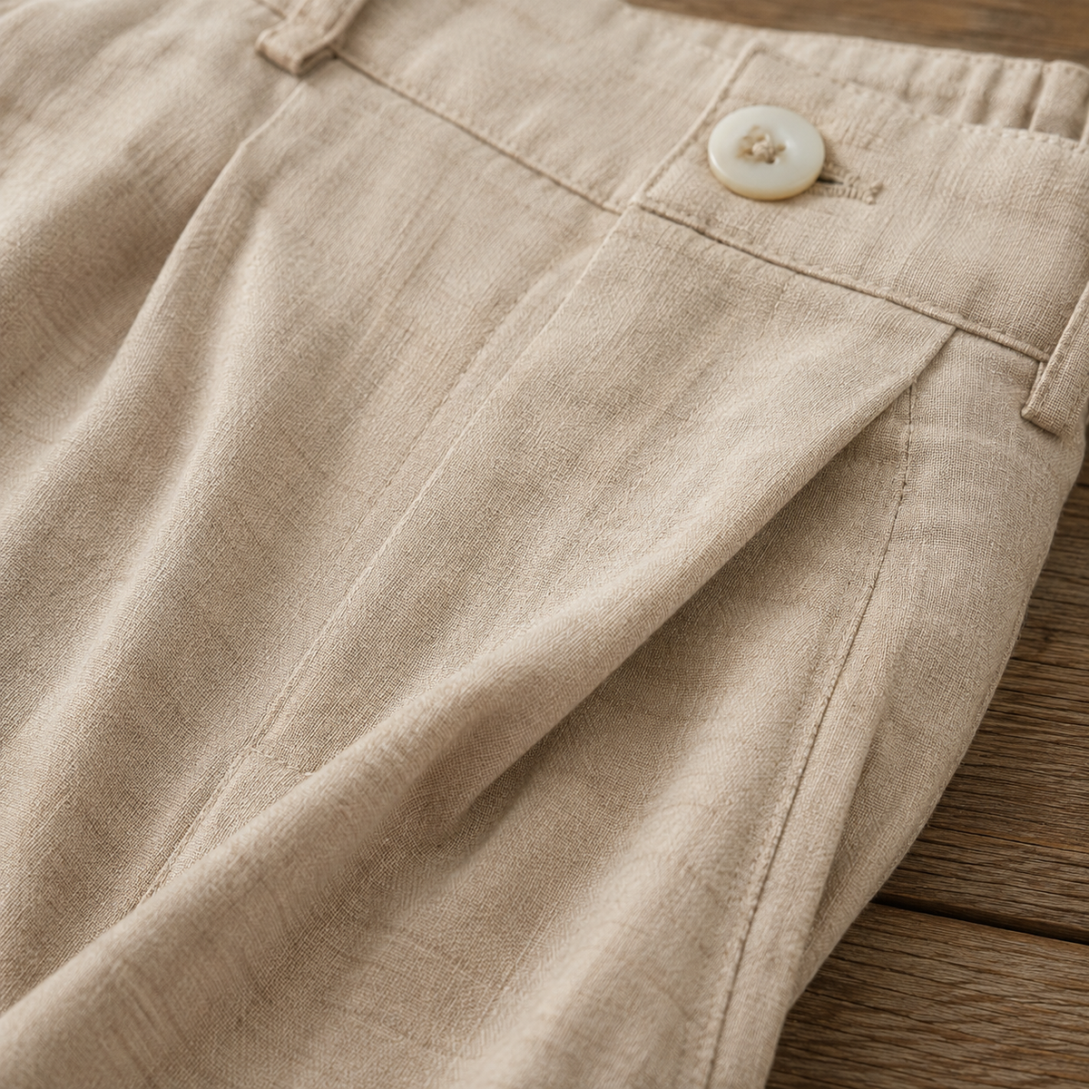 Olga | Linnenmix short met comfortabele pasvorm