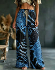 Christa | Comfortabele broek met luipaard print