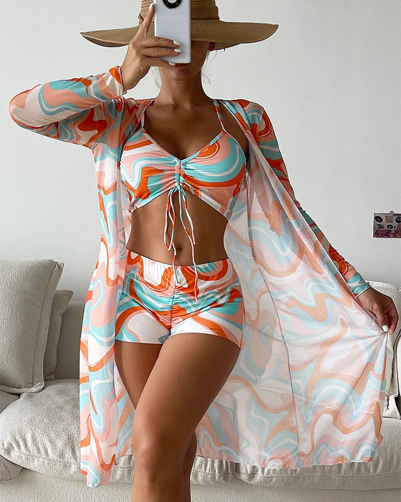 By Esmee® | 3-delig Bikini Set met Print