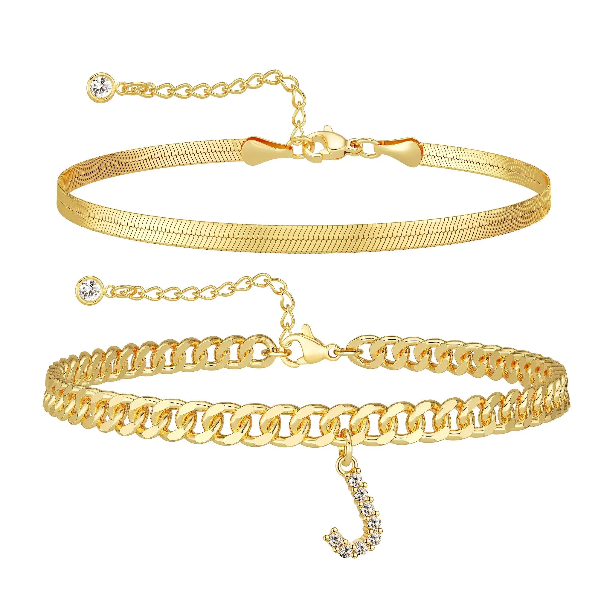Ariane - Enkelketting met letter - een ideaal cadeau!