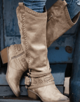 Laurette | Westernlaarzen met gespen