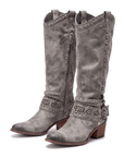 Laurette | Westernlaarzen met gespen