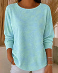 Maud | Turquoise tie-dye longsleeve