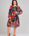 Florida – Elegante bloemenjurk