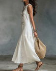 Everdien | Mouwloze Maxi Jurk