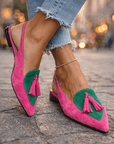 Marrit | Elegante Slingback Loafers met Franje