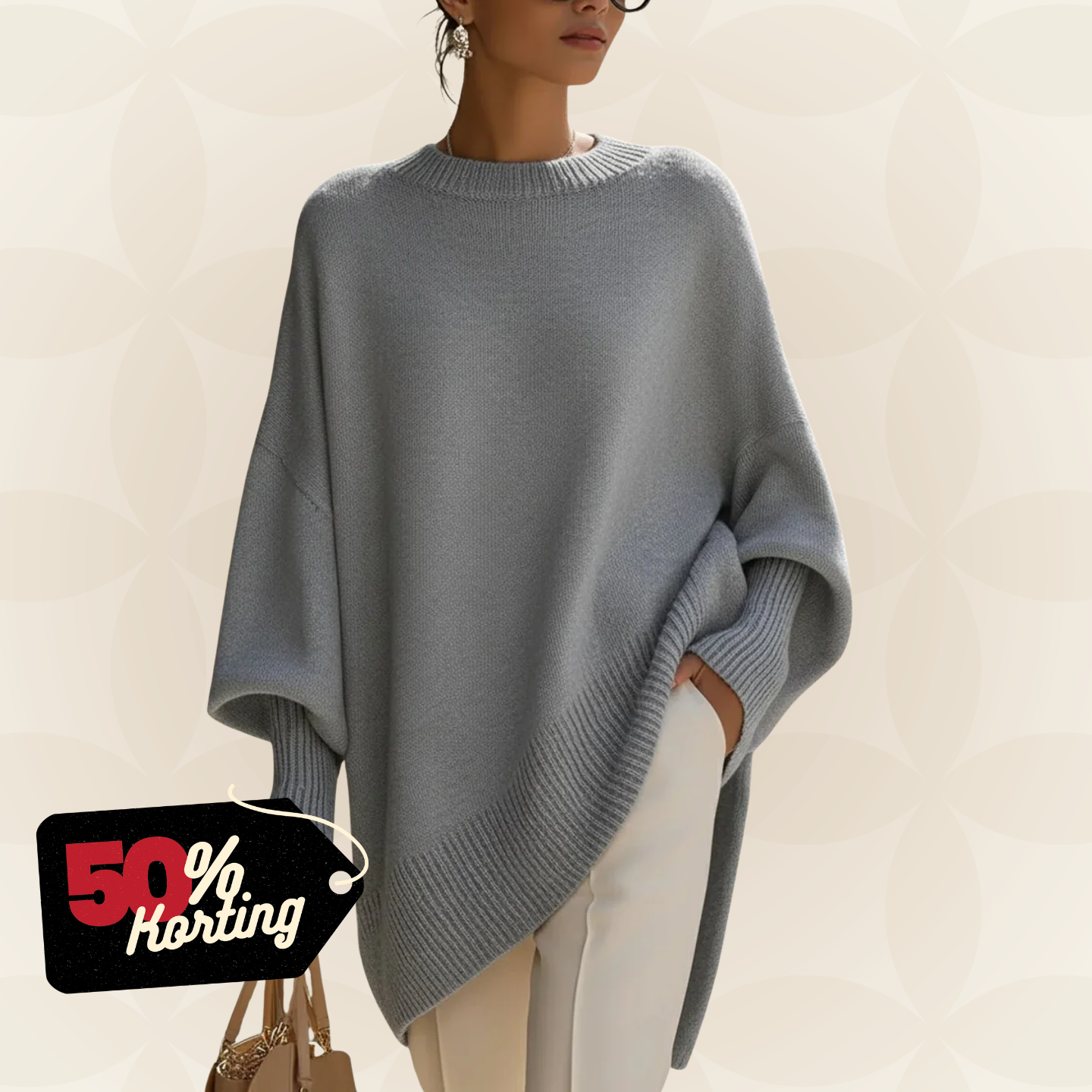 Loïs - Zachte oversized trui met nonchalante pasvorm