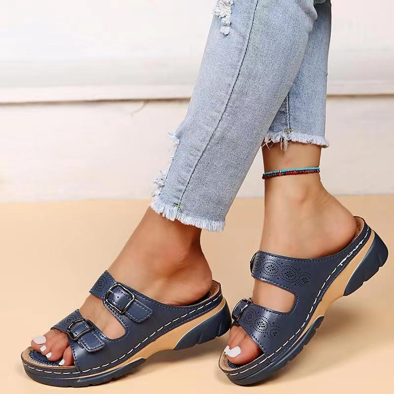 Julia | Orthopedische sandalen voor hielspoor, brede voeten &amp; artrose