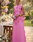 Sofieke - 3D Bloemen Maxi Jurk