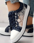 Mireille | Elegante Bloemen Sneakers