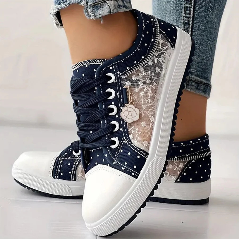 Mireille | Elegante Bloemen Sneakers