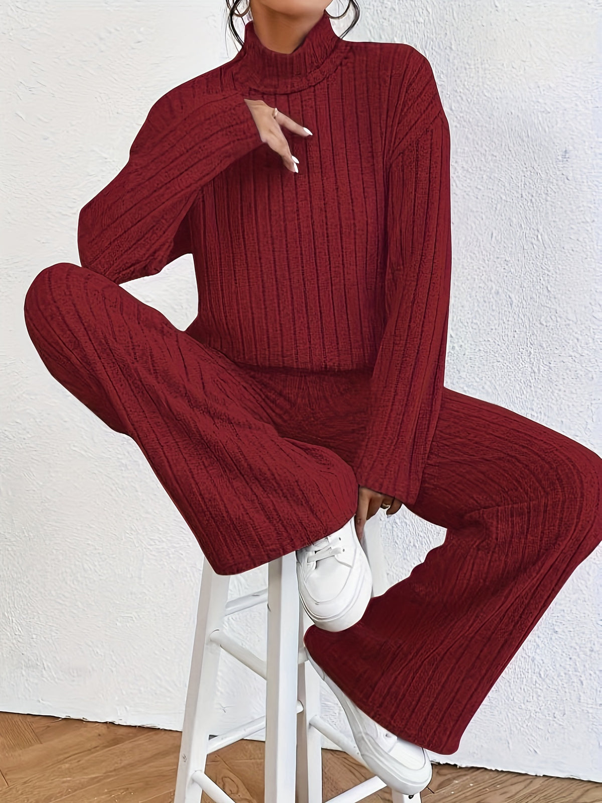 Meike | Tweedelige Set met Wijde Broek