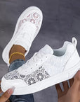 Lonneke | Elegante kanten sneakers